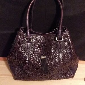 COPY - Beautiful Woven Leather Cole Haan Purse£